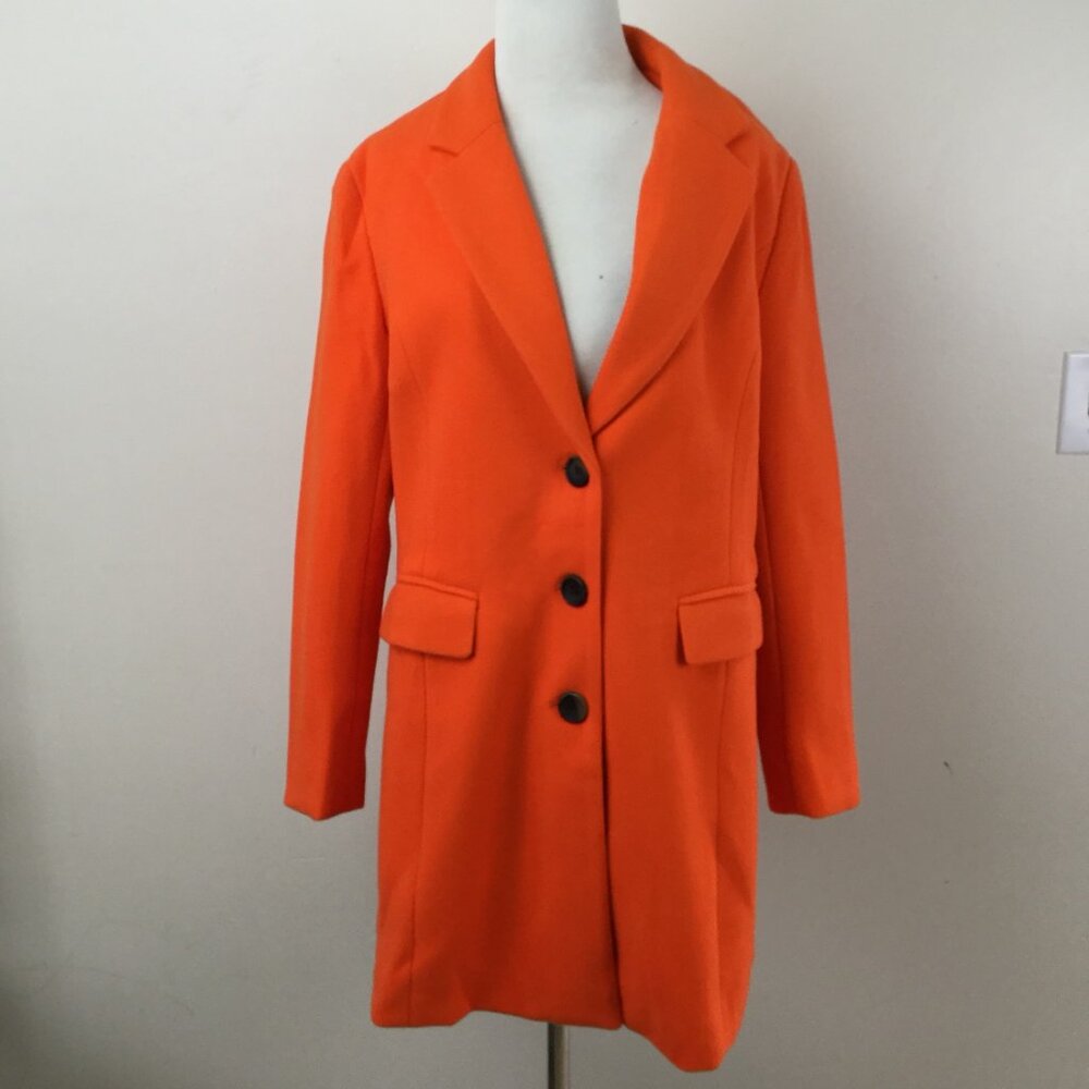 NWT Alegra K Orange Coat m - Picture 3 of 14